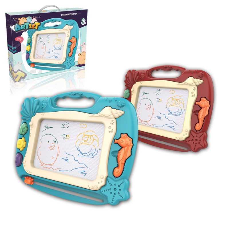 海洋彩色印章磁性画板/二色混装