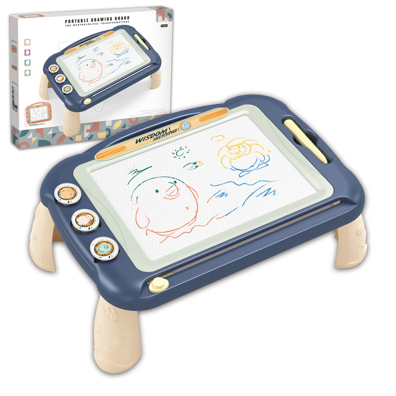 超大号立式磁性彩色写字板/带脚,二色混装