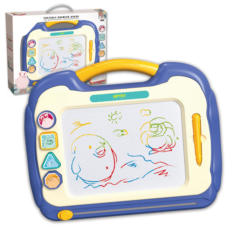 大号支架彩色磁性写字板/二色混装