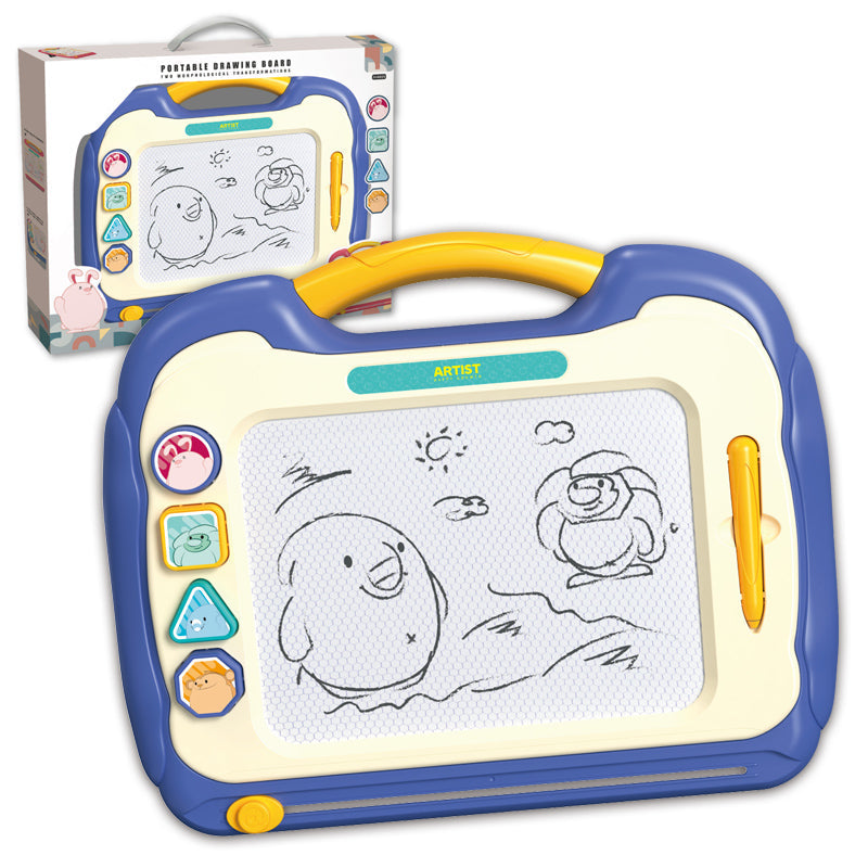 大号支架黑白磁性写字板/二色混装