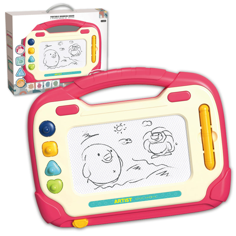 中号立式支架黑白磁性写字板/二色混装