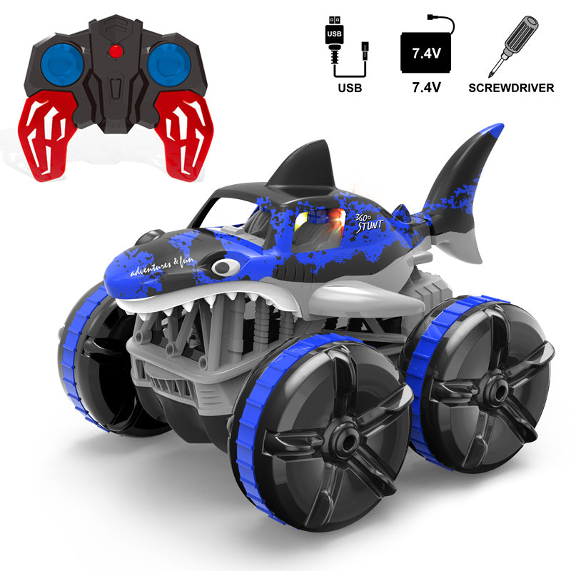 4-Way R/C Stunt Car With Light/2-C Ass'D