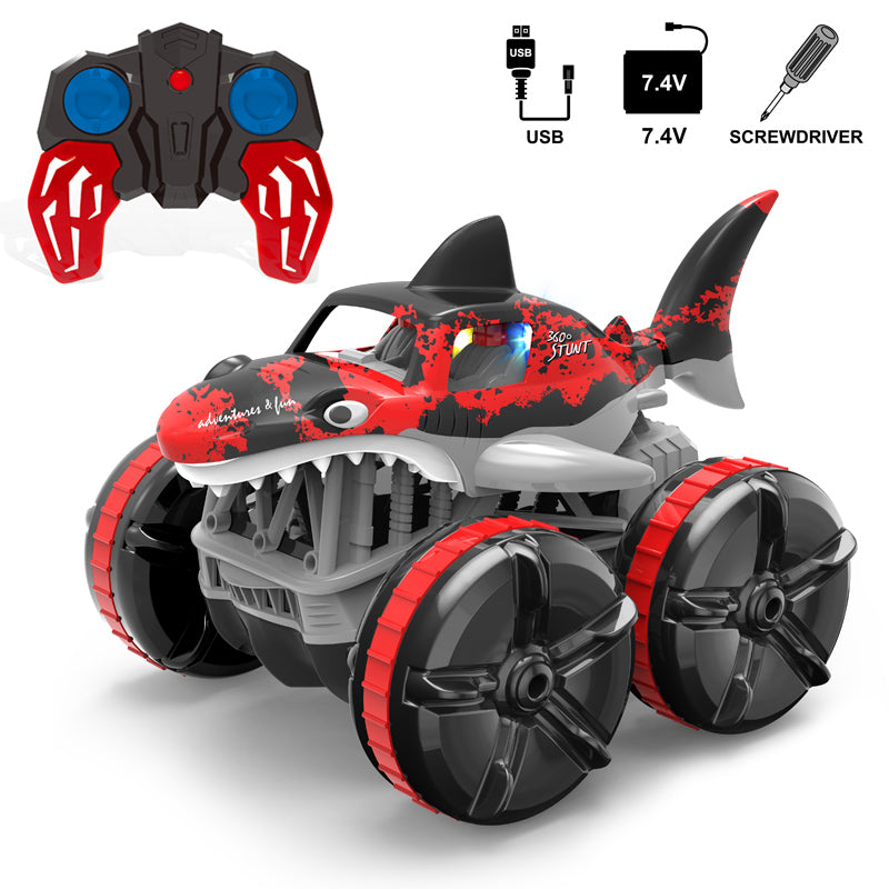 4-Way R/C Stunt Car With Light/2-C Ass'D