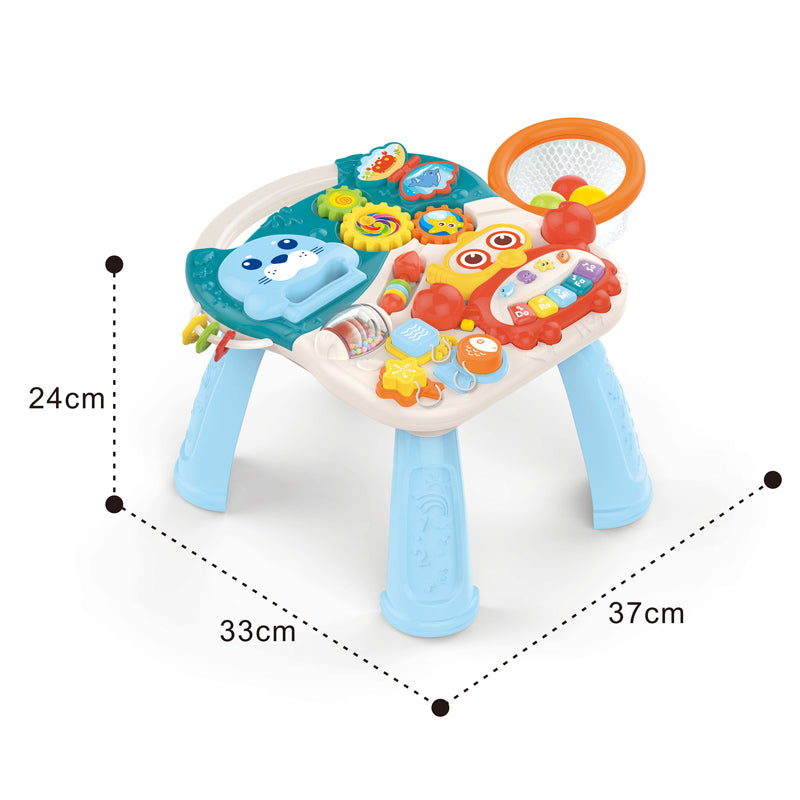 2 In 1 Walker+Learning Table With Light And Music