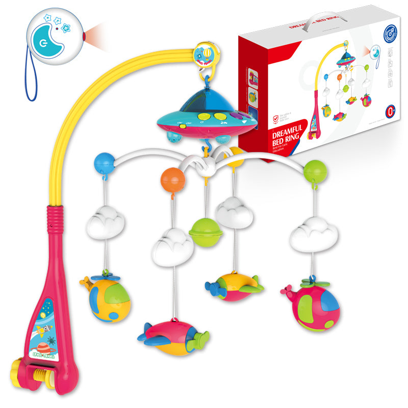 Baby Bed Bell With Light And Music And Projection