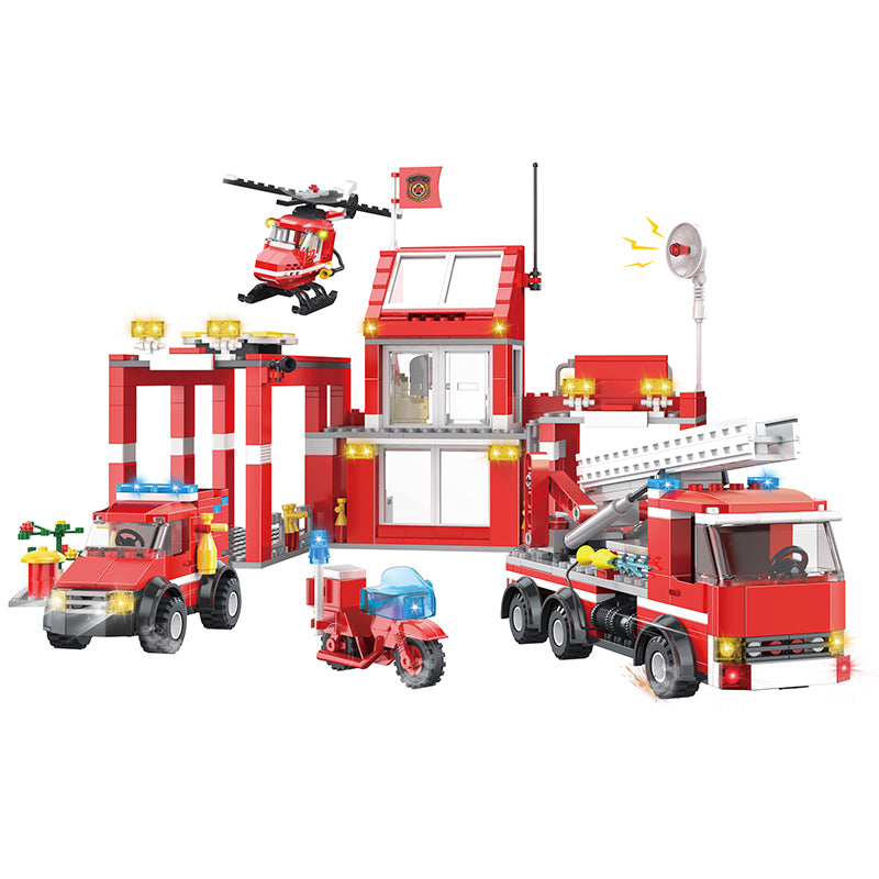 COGO 827PCS Fire Building Block Toys