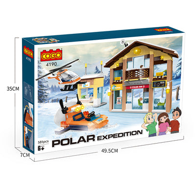 COGO 581PCS Adventure Polar Station Building Block Toys