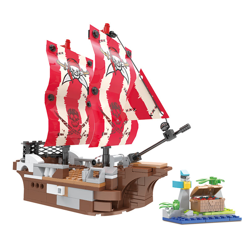 COGO 260PCS Creative 1 To 3 Pirate Building Block Toys