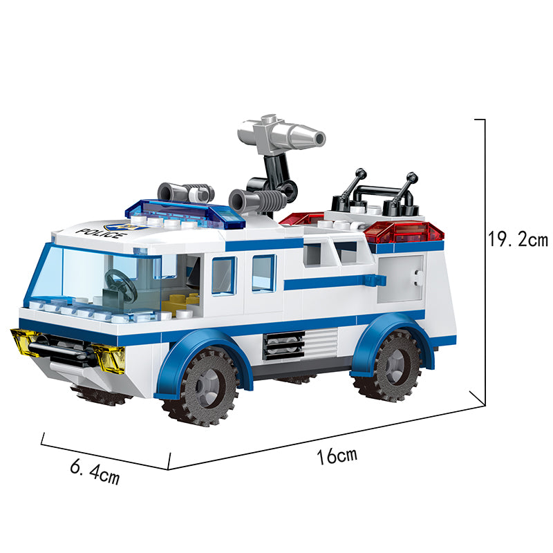 COGO 368PCS城市警车积木玩具