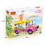 COGO 189PCS Summer Beach Juice Vending Car Building Block Toy