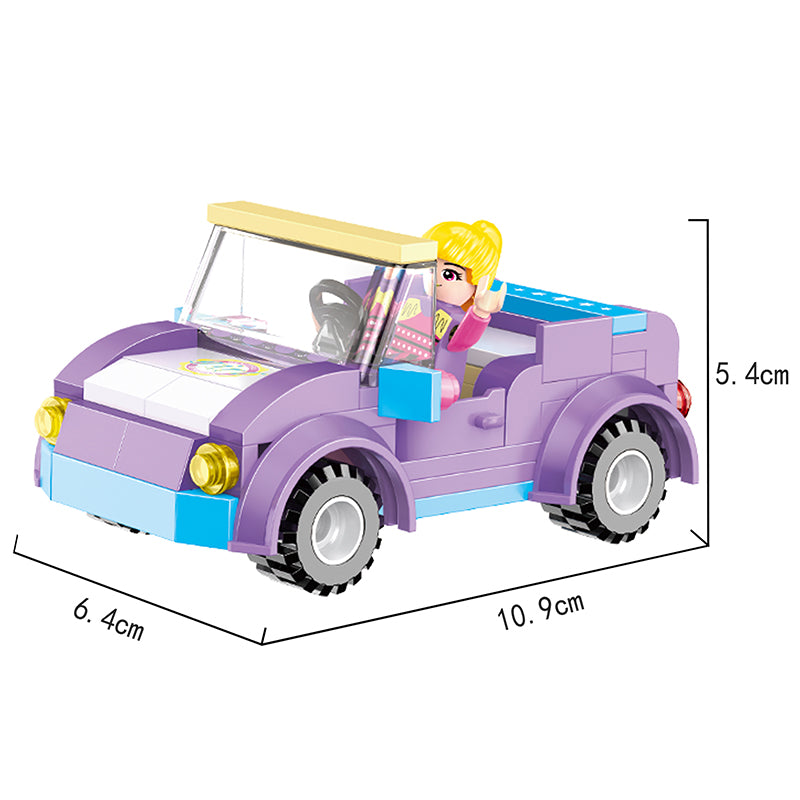 COGO 892PCS Fashionable Girl Villa Building Block Toy