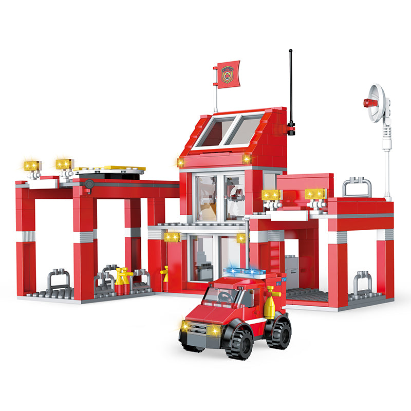 COGO 827PCS Fire Building Block Toys