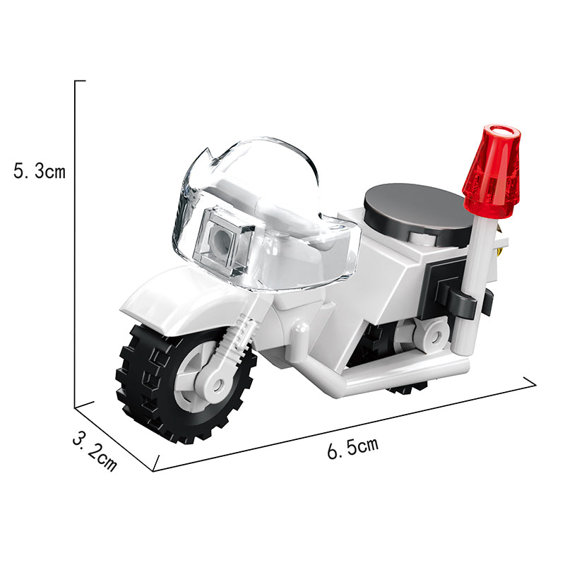 COGO 406PCS 警察机动指挥系统积木玩具