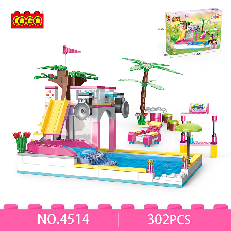 COGO 302PCS Fashionable Girl Building Block Toys