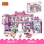 COGO 810PCS Fashion Girls Shopping Mall Building Block Toy