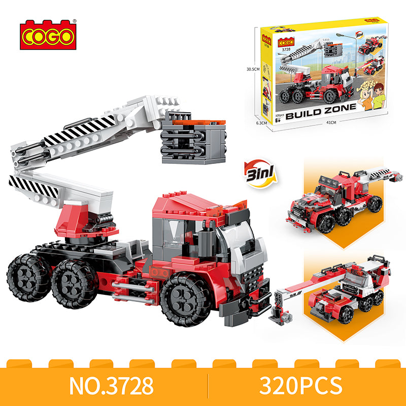 COGO 320PCS Engineering Set Building Block Toys