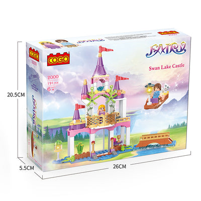 COGO 191PCS Girls Castle Building Block Toy