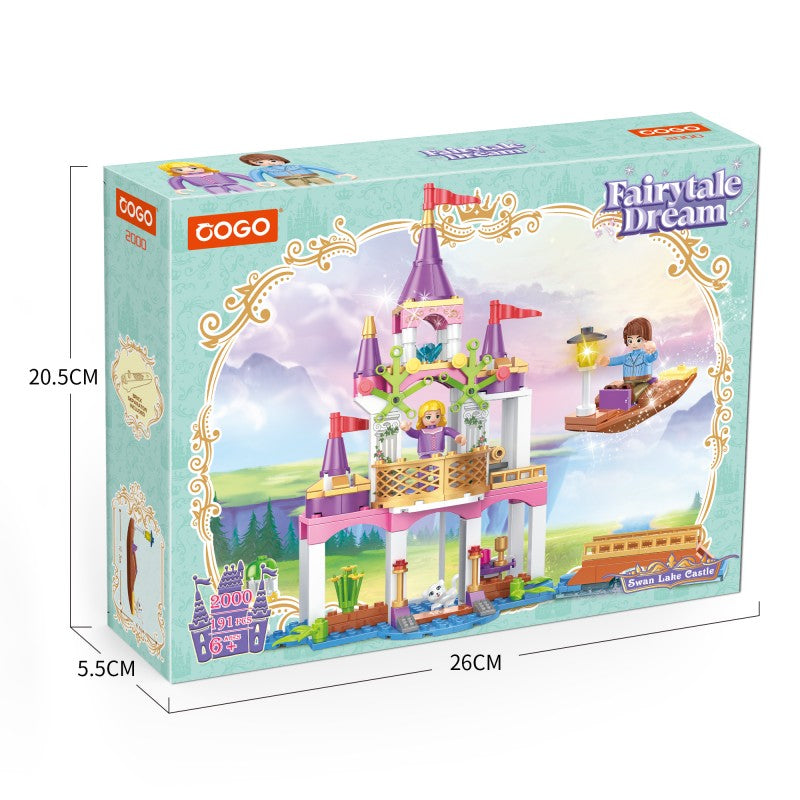 COGO 191PCS Girls Castle Building Block Toy