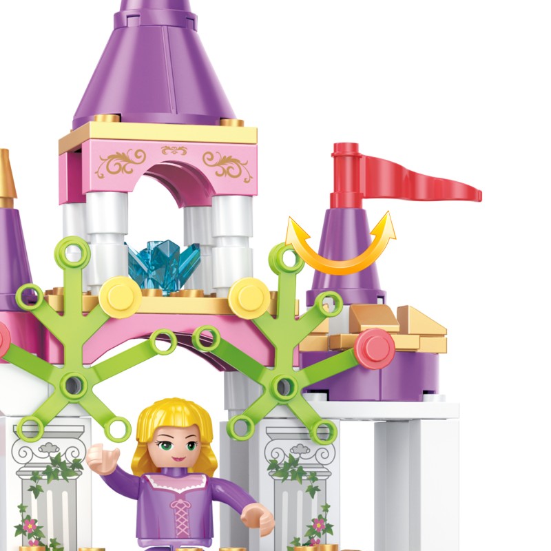 COGO 191PCS Girls Castle Building Block Toy