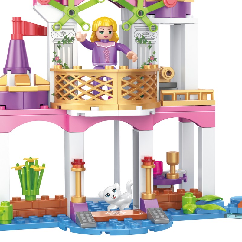 COGO 191PCS Girls Castle Building Block Toy