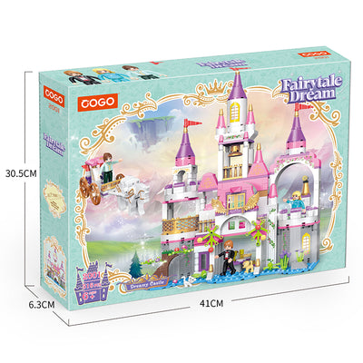 COGO 516PCS Girls Starry Sky Castle Building Block Toy