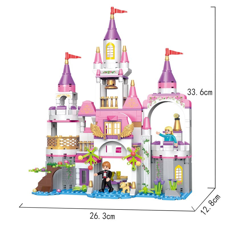COGO 516PCS Girls Starry Sky Castle Building Block Toy