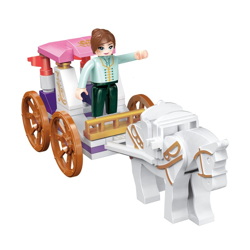COGO 516PCS Girls Starry Sky Castle Building Block Toy