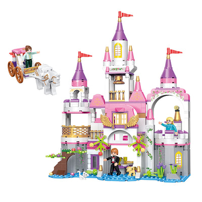 COGO 516PCS Girls Starry Sky Castle Building Block Toy