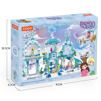 COGO 477PCS Girls Castle Building Block Toy