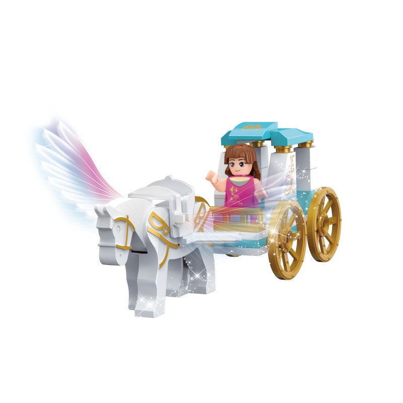 COGO 477PCS Girls Castle Building Block Toy