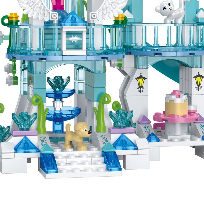 COGO 477PCS Girls Castle Building Block Toy