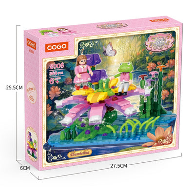 COGO 389PCS World Fairytale Dream Series Girls Building Blocks Toys