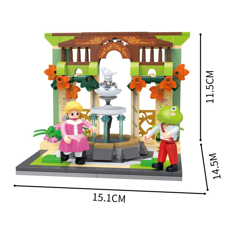 COGO 344PCS World Fairytale Dream Series Prince Building Blocks Toys
