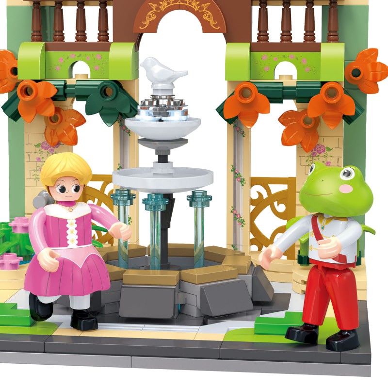 COGO 344PCS World Fairytale Dream Series Prince Building Blocks Toys