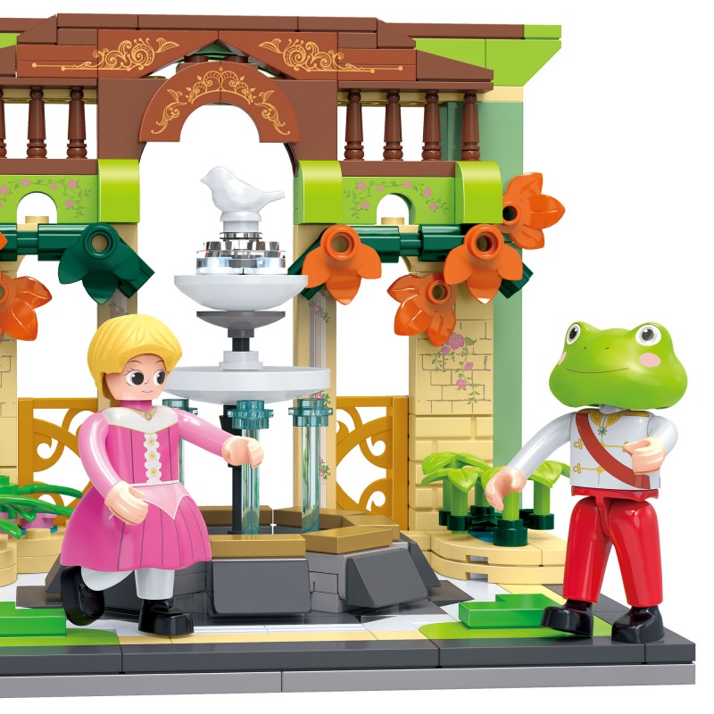 COGO 344PCS World Fairytale Dream Series Prince Building Blocks Toys