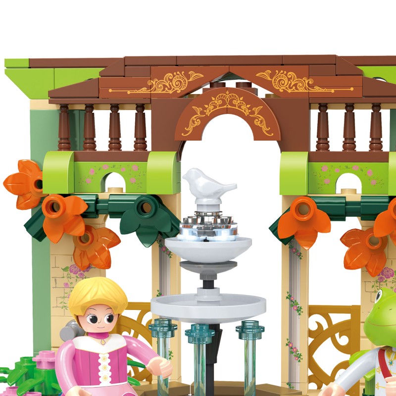 COGO 344PCS World Fairytale Dream Series Prince Building Blocks Toys
