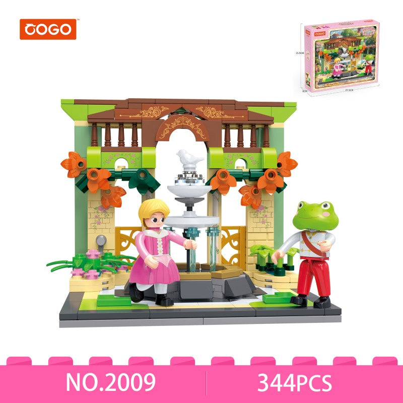 COGO 344PCS World Fairytale Dream Series Prince Building Blocks Toys