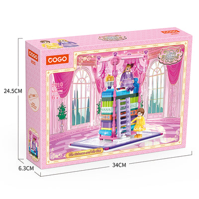 COGO 436PCS World Fairytale Dream Series Princess Building Blocks Toys