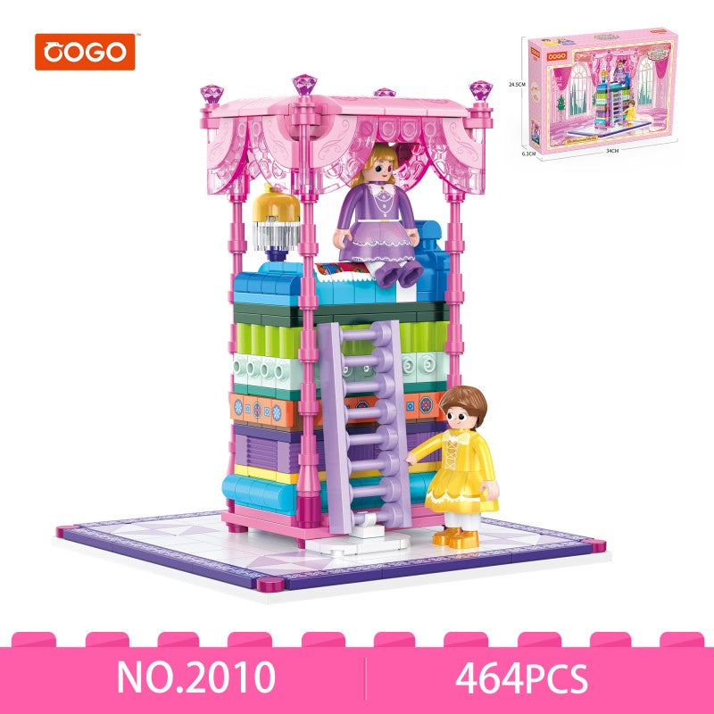 COGO 464PCS World Fairytale Dream Series Princess Building Blocks Toys
