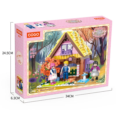 COGO 449PCS World Fairytale Dream Series Candy House Building Blocks Toys