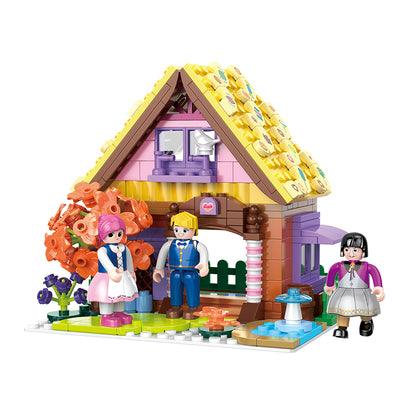 COGO 449PCS World Fairytale Dream Series Candy House Building Blocks Toys