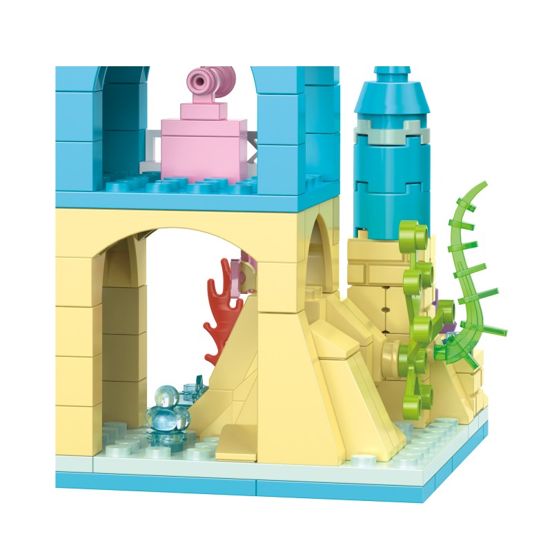 海洋景色系列小颗粒积木-秘密珍珠城堡/384PCS