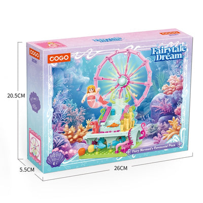 COGO 300PCS Ocean Scenery Series Fairy Plaza Building Blocks Toys