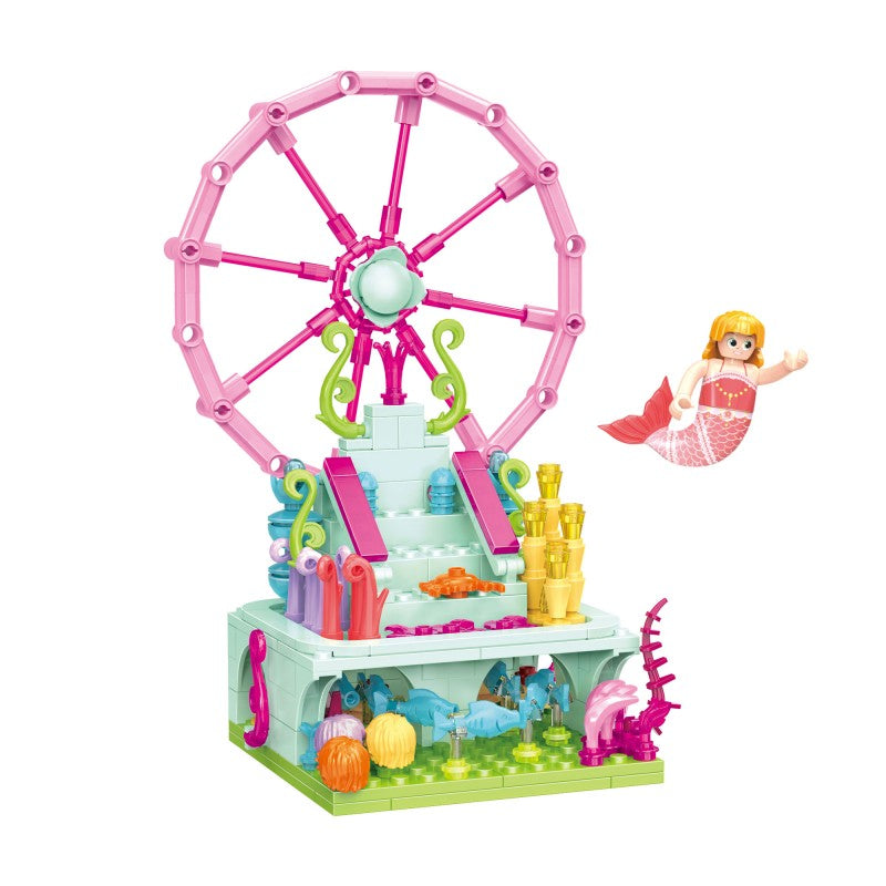 COGO 300PCS Ocean Scenery Series Fairy Plaza Building Blocks Toys