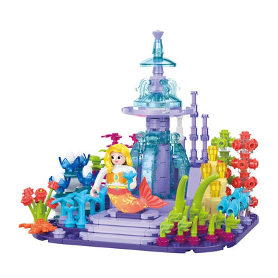 COGO 397PCS Ocean Scenery Series Fairy Coral Square Building Blocks Toys
