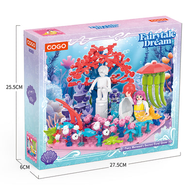 COGO 398PCS Ocean Scenery Series Fairy Coral Grove Building Blocks Toys
