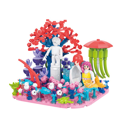 COGO 398PCS Ocean Scenery Series Fairy Coral Grove Building Blocks Toys