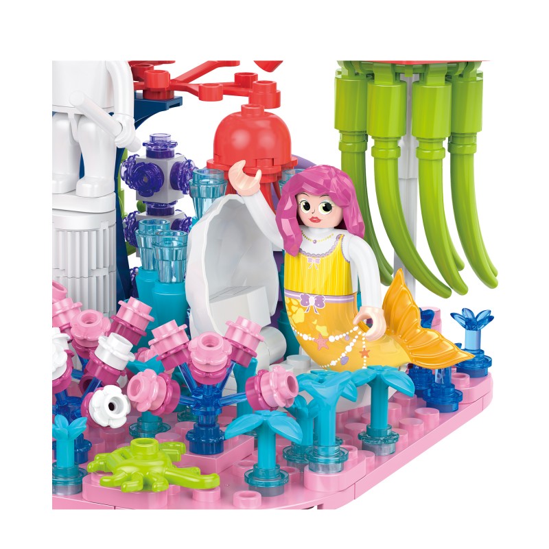 COGO 402PCS Ocean Scenery Series Fairy Coral Grove Building Blocks Toys