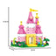 COGO 230PCS Fairytale Mini Pinky Dream Castle Building Blocks Toys