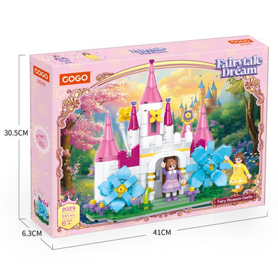 COGO 531PCS Fairytale Flower Castle Building Blocks Toys